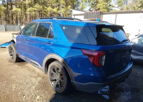 2020 Ford Explorer St from USA, damaged, VIN 1FM5K8GC5LGB80677